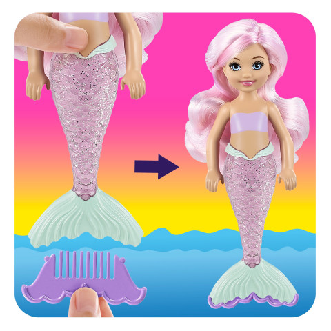 Barbie Chelsea Color Reveal Mermaid Doll