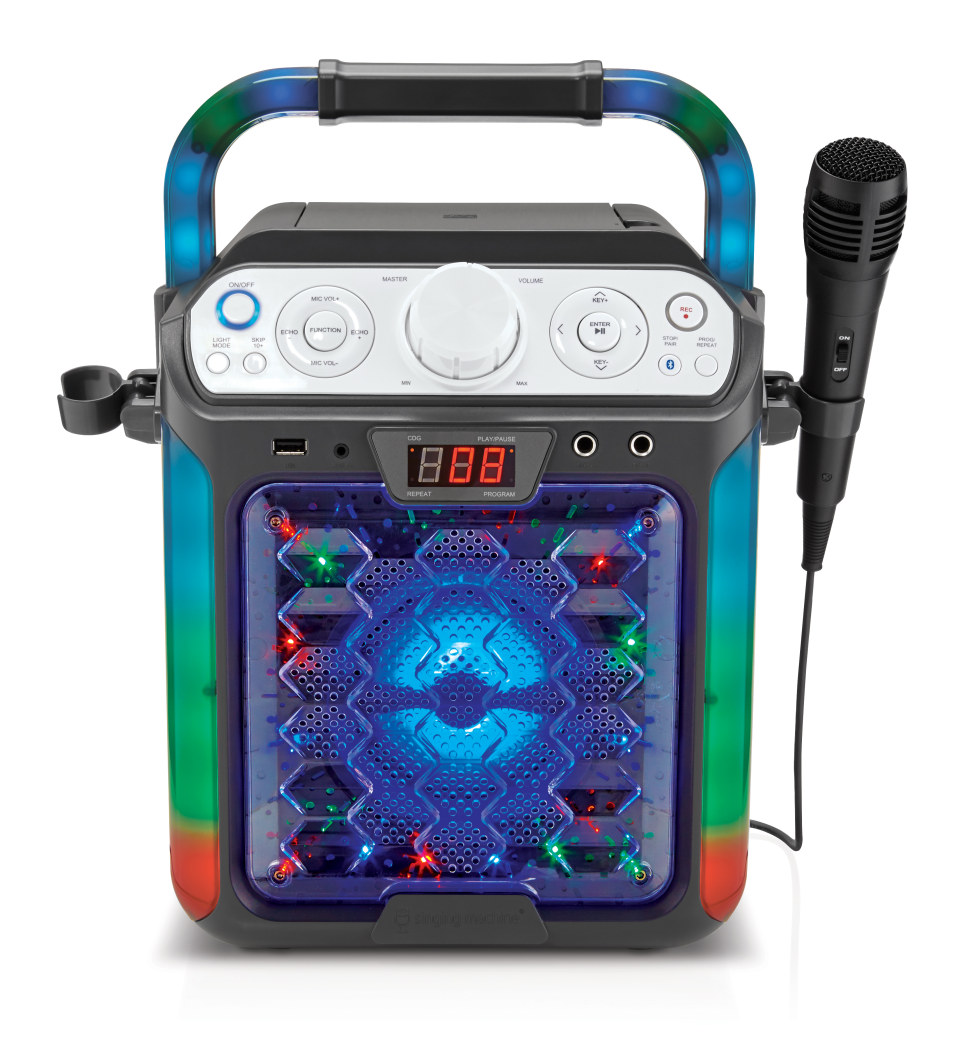 Singing Machine Karaoke Cube Multifunction Karaoke System with dancing