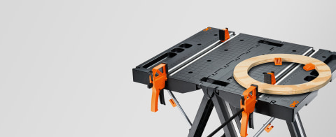 WORX Pegasus Folding Work Table with Quick Clamps at Menards