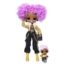 LOL Surprise OMG Winter Disco 24K D.J. Fashion Doll & Sister