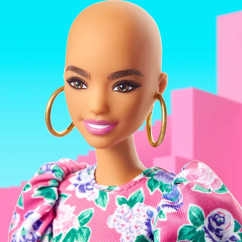 Barbie Fashionistas Doll #146 with 2 Twisted Braids & Star