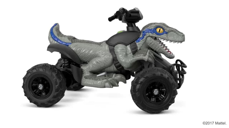 Jurassic World Quad Dinosaur ATV for Toddlers Kids Ride-On 6V Powered Toy Car 