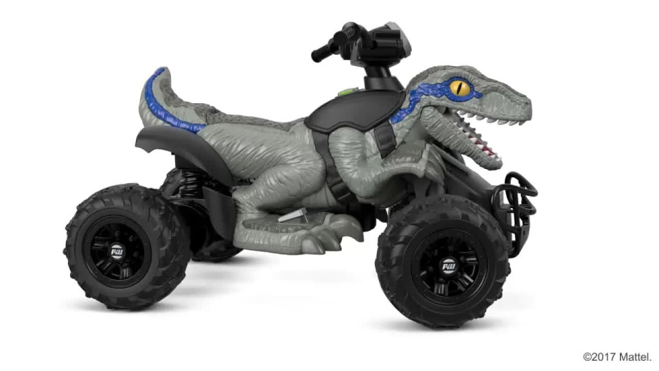 Power Wheels Jurassic World Dino Racer 12V Ride On Vehicle