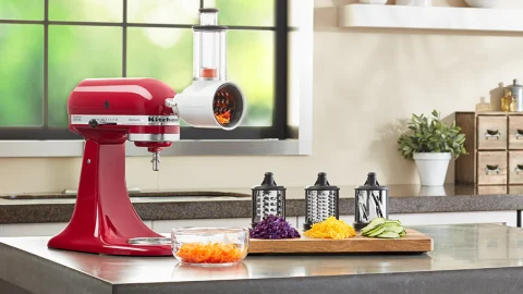 Vegetable Slicer Cheese Grater For Kitchenaid Mixer Rotary Cheese