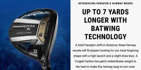 クラブ Callaway PARADYM X 3FW Paradym Fairway Woods