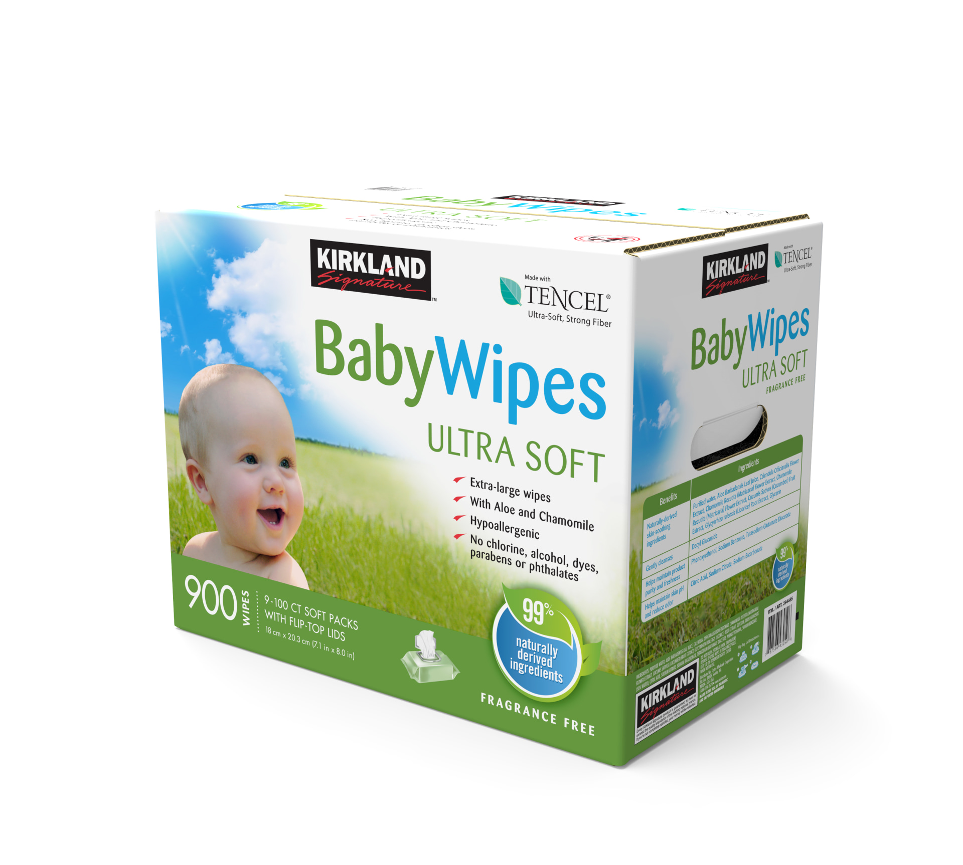 Kirkland Signature Baby Wipes 900 Count Costco