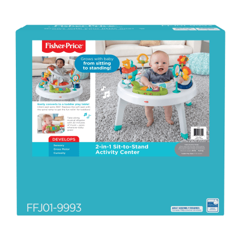 Fisher-Price Sit-to-Stand Activity Center with Musical Learning 