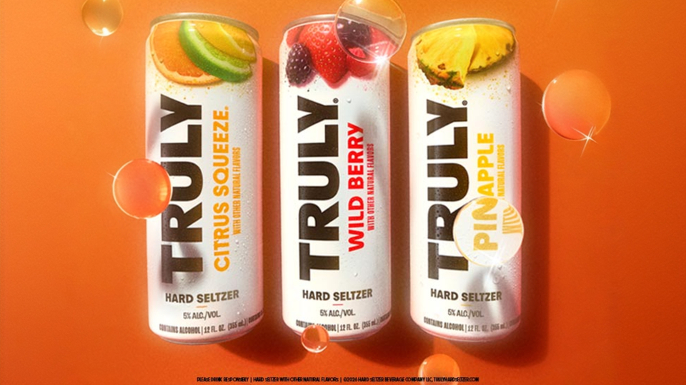 thumbnail video image 2 of Truly Unruly Hard Seltzer Variety pack, 12 pack, 12 oz Aluminum Cans, 8% ABV, 2 of 6