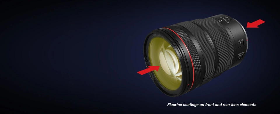 Canon RF 24-70mm f2.8L IS USM Standard Zoom Lens in Black