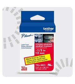 Brother P-touch Strong Adhesive Laminated Label Tape, ~3/4