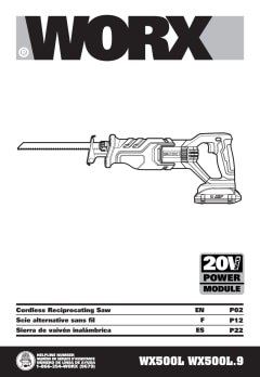 WORX 20 Volt Cordless Reciprocating Saw Tool Only at Menards