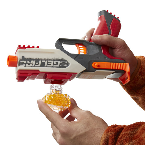  Nerf Pro Gelfire Ghost Bolt Action Blaster, Removable Boost  Barrel, 5000 Gel Rounds, 100 Round Integrated Hopper, Eyewear, Ages 14 & Up  : Toys & Games