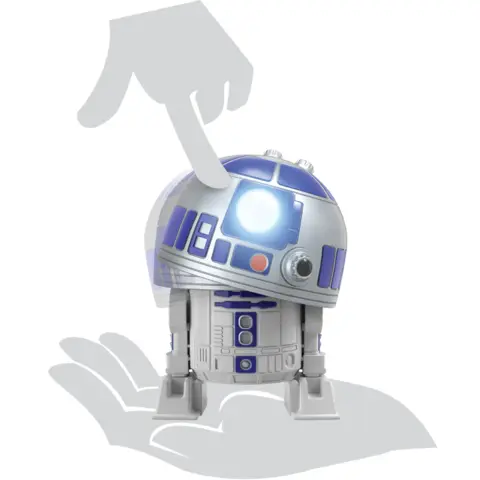 Star Wars: Droidables R2-D2 4” Action Figure Toy for Boys and Girls Aged 4+  - Walmart.com