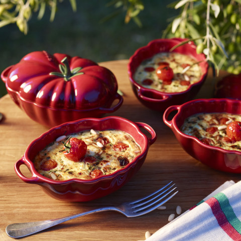 Staub Ceramic Stoneware Tomato Cocotte