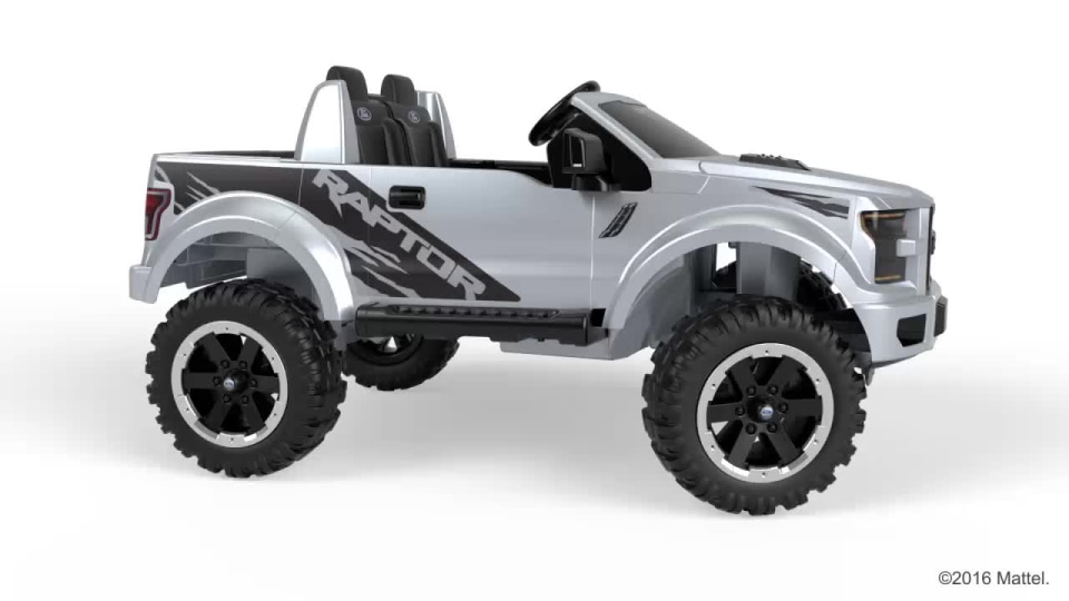 Power Wheels Ford F150 Raptor Extreme 12V Ride On Truck