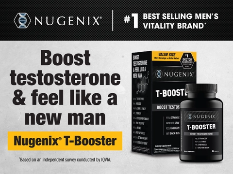 Nugenix® T-Booster Free Testosterone Booster for Men, Value Size