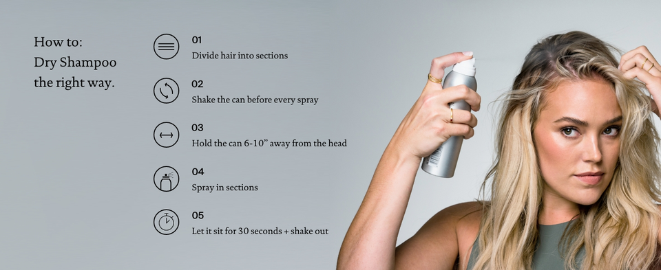 How to use Advanced Clean Dry Shampoo