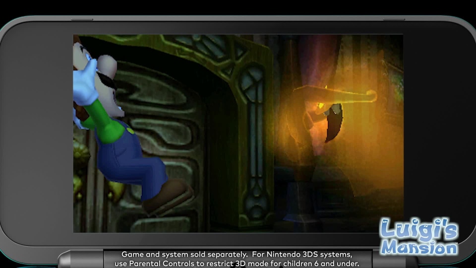 thumbnail video image 2 of Luigi's Mansion, Nintendo, Nintendo 3DS, 045496745066, 2 of 14