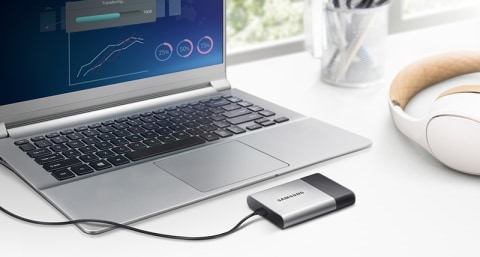 Samsung SSD Portable T3 - 2 To - Disque dur externe - Garantie 3 ans LDLC