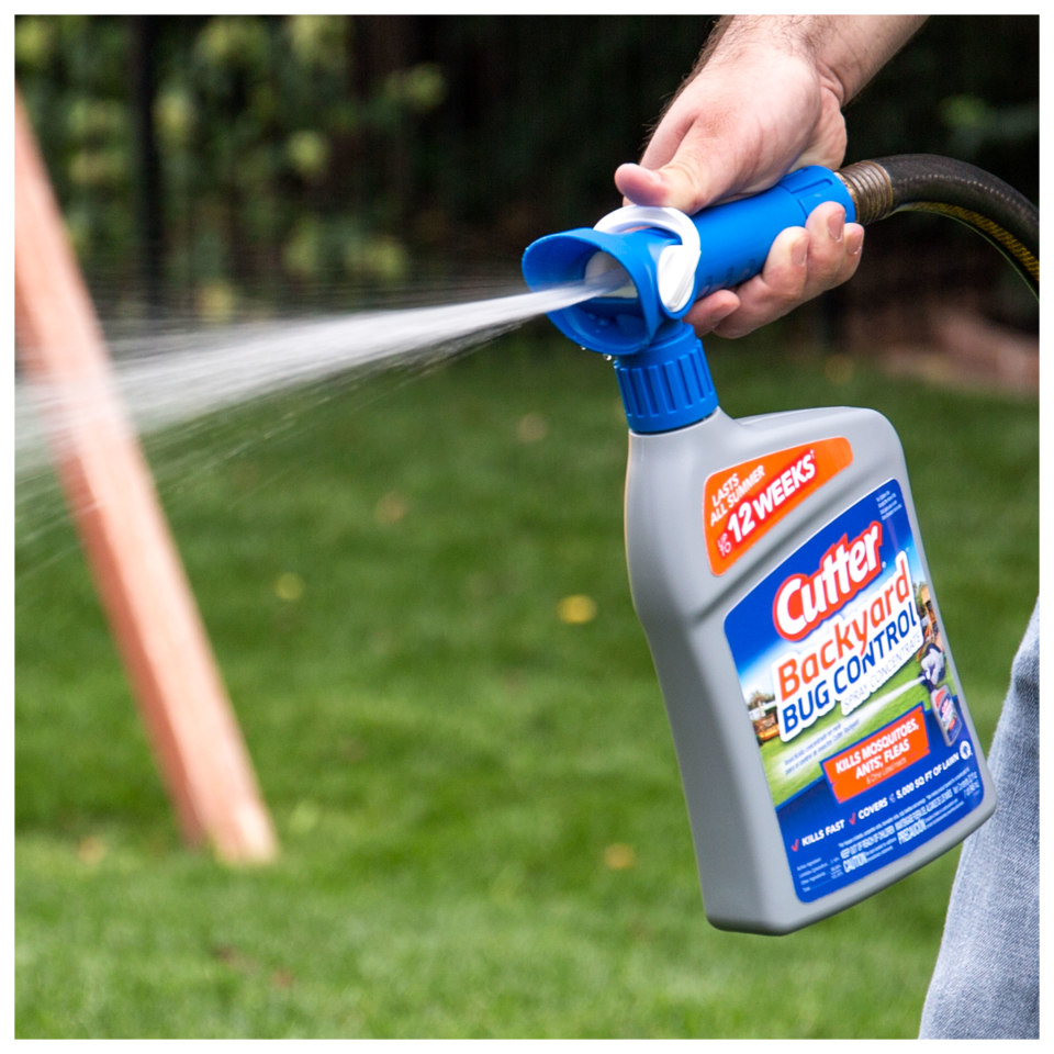 Cutter Backyard Bug Control Insecticide Concentrate with QuickFlip Hose