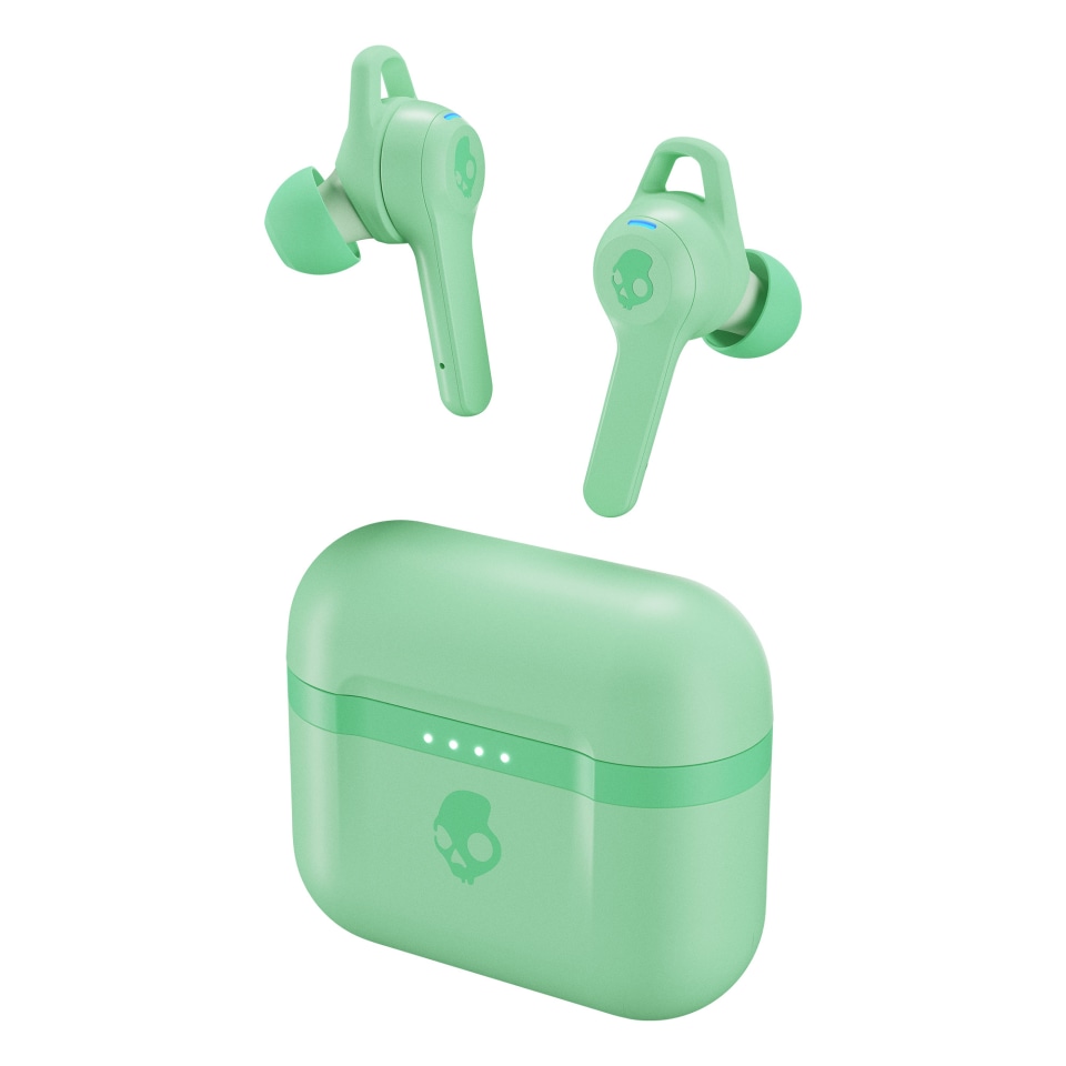 Skullcandy grey best sale mint earphones