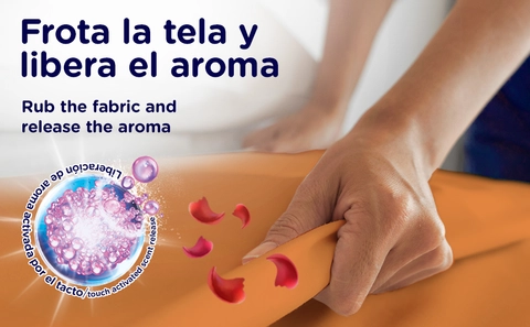 Frota la tela y libera el aroma