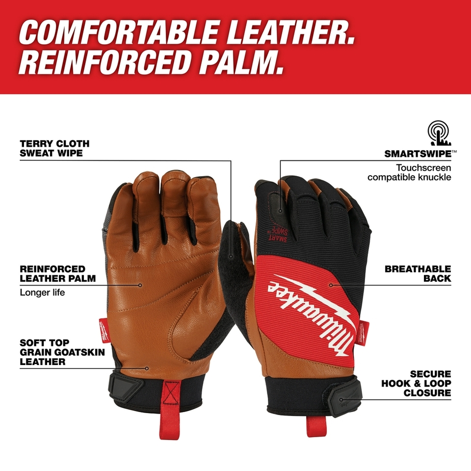 Milwaukee Tool - Work Gloves: Size Large, WaterproofLined, Polyester,  General Purpose - 16778326 - MSC Industrial Supply