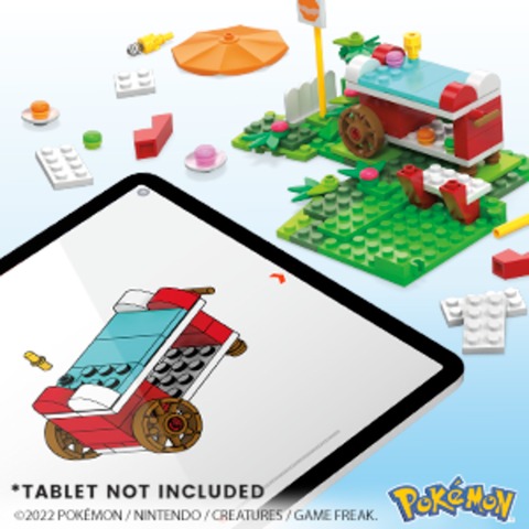 MEGA Pokemon Building Toy Kit Pokemon Picnic with 2 Action Figures (193  Pieces) for Kids