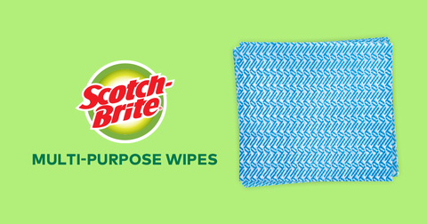 Scotch-Brite Blue Multi-Use Reusable Cloth Wipes (40 Perforated