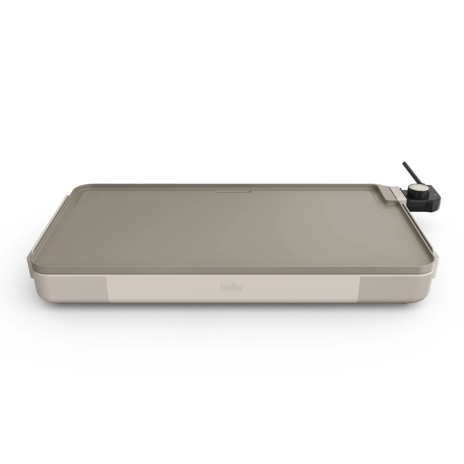 Front facing griddle on white background