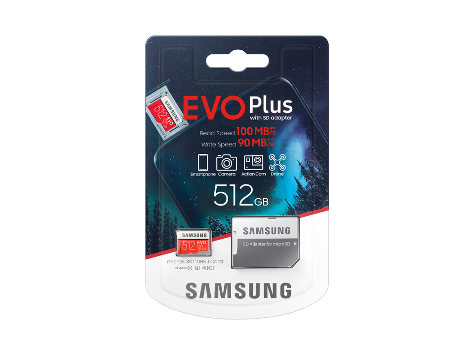 Samsung Evo Plus Mb Mc512ha Flash Memory Card 512 Gb Microsdxc Uhs I Dell Usa