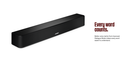 Easy-to-use compact soundbar.