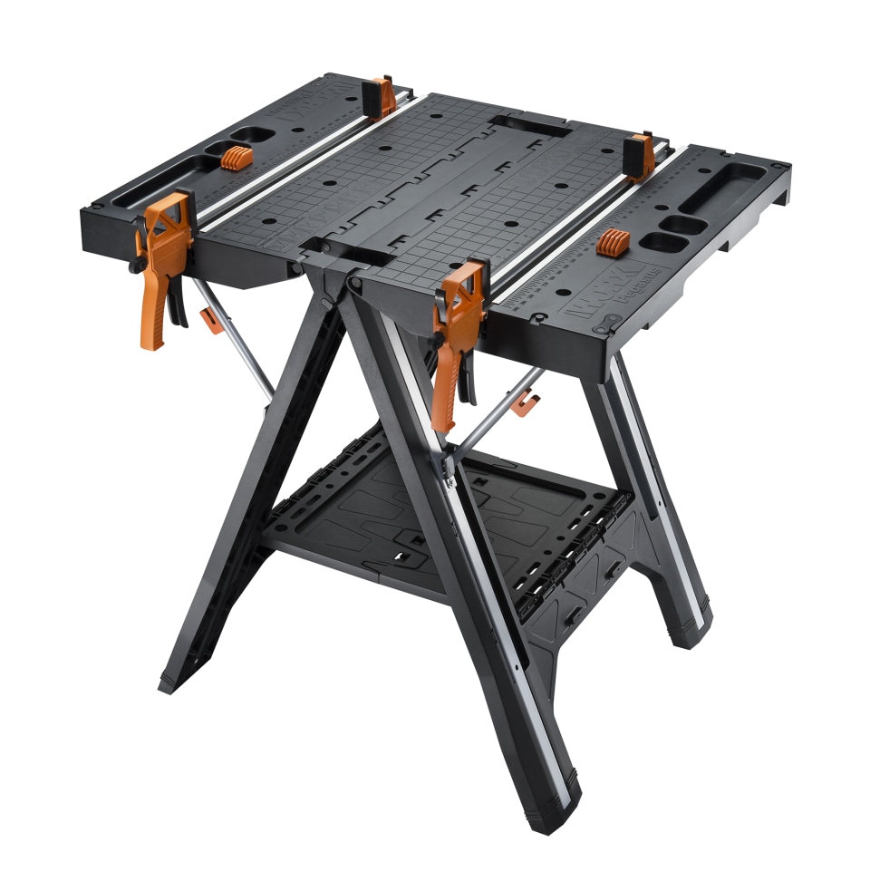 WORX Pegasus Multi Function Work Table and Sawhorse with Clamps