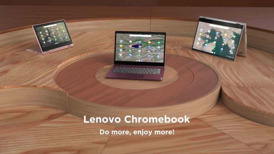 Lenovo Chromebook C340 - 11.6" Touchscreen - Intel Celeron N4000 - 4GB - 32GB eMMC - Platinum Grey - Chrome OS - 81TA0010US - image 2 of 18
