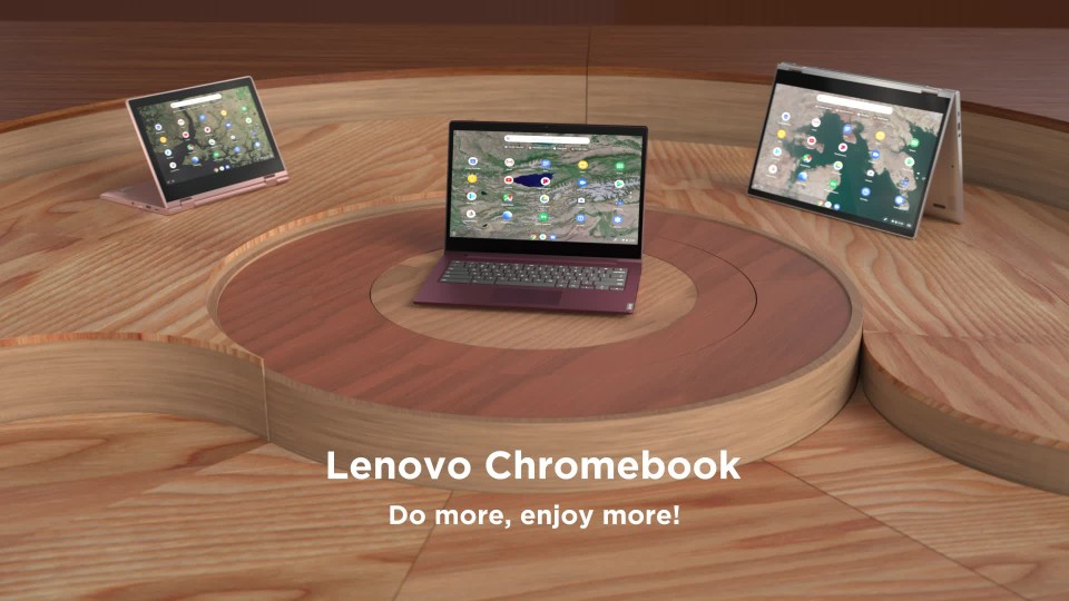 thumbnail video image 2 of Lenovo Chromebook C340 - 11.6" Touchscreen - Intel Celeron N4000 - 4GB - 32GB eMMC - Platinum Grey - Chrome OS - 81TA0010US, 2 of 18