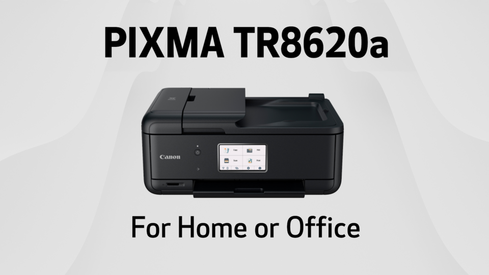 thumbnail video image 2 of Canon PIXMA TR8620a Wireless All-in-One Printer, Scanner, Copier, Fax Machine - 4451C032, 2 of 12