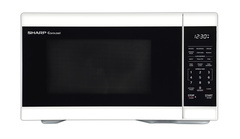 Sharp 1.1 Cu. ft. White Countertop Microwave Oven