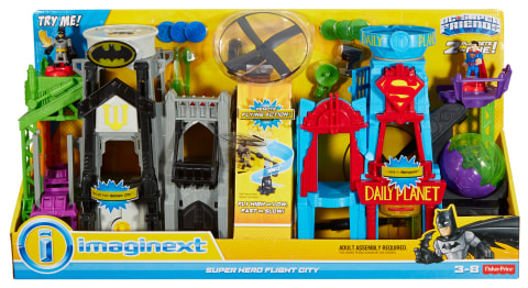 imaginext super flight gotham city