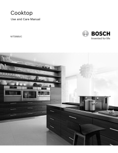 Surface de cuisson à induction Bosch 24 po 3 éléments noir NIT5460UC