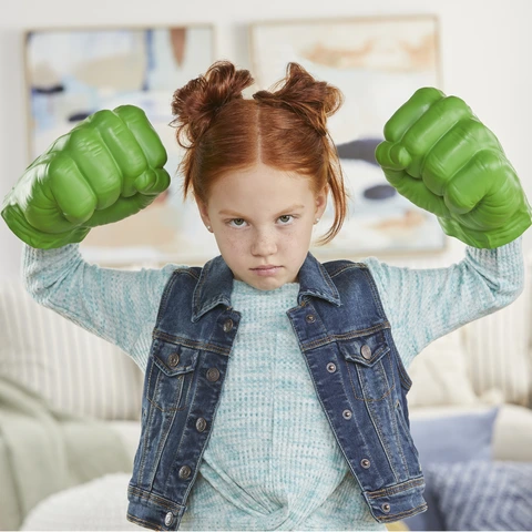 Gants De Boxe Hulk Pour Enfants – Poing Hulk Smash – Déguisement Super-héros Et Jeu De Rôle - 6