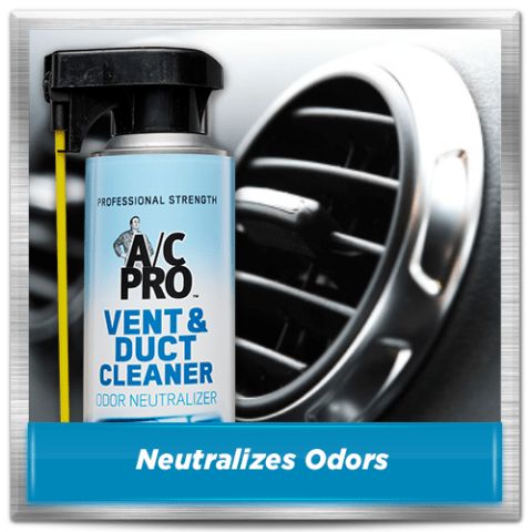 A C Pro Car AC Evaporator Vent Duct Cleaner Odor Neutralizer Spray 10 ounces Walmart