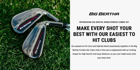Callaway Big Bertha B23 Hybrid/Irons | Golf Galaxy
