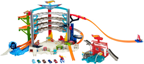 Hot wheels ultimate garage best sale playset with car wash