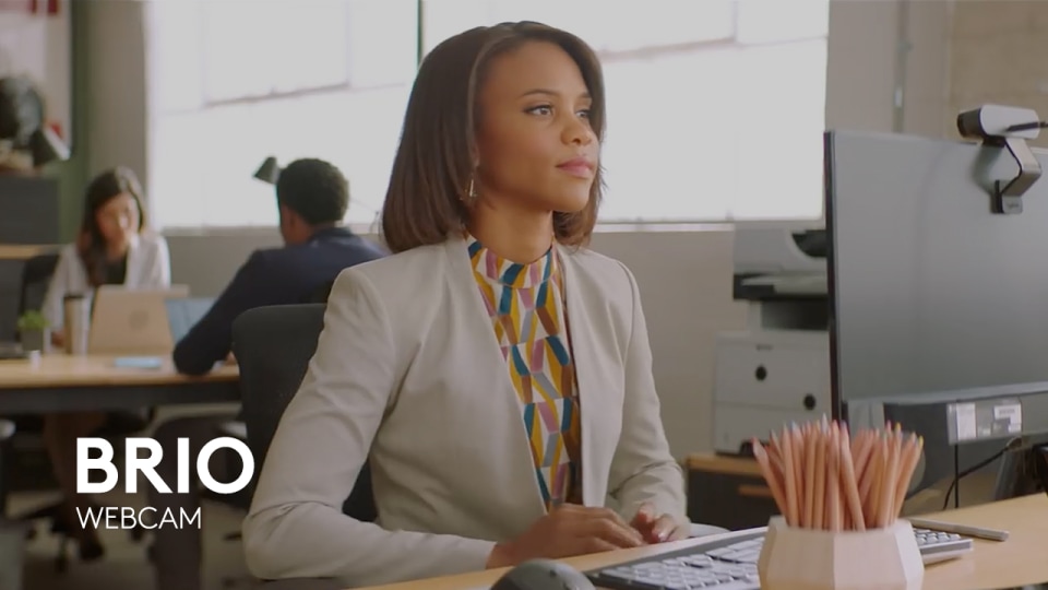 thumbnail video image 2 of Logitech Ultra HD Webcam for Video Conferencing - 960-001105, 2 of 7