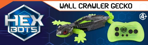HEX BOTS Wall Crawler Gecko, Rechargeable Review Robot Dog - - AI Robot