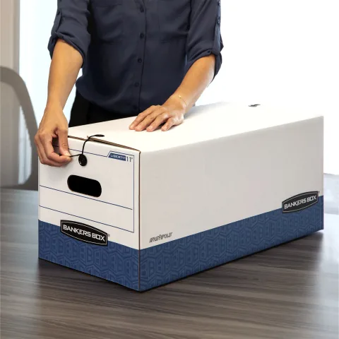 Bankers Box Liberty Plus Heavy-Duty FastFold File Storage