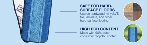 Bona Microfiber reusable cleaning pad for mops