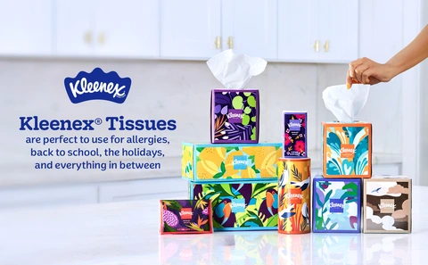 Kleenex Ultra Soft Facial Tissues, 3-Ply, 60 Sheets/Box, 27 Boxes