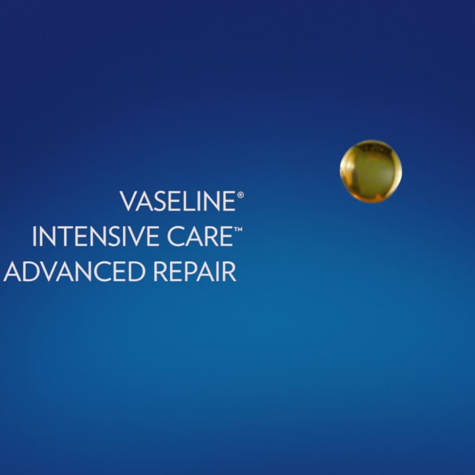 thumbnail video image 2 of 3 Pack - Vaseline Intensive Care Advanced Repair Unscented Healing Moisture Lotion, 20.3 oz, 2 of 4