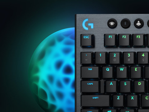 Sotel  Logitech G G915 TKL Tenkeyless LIGHTSPEED Wireless RGB Mechanical  Gaming Keyboard clavier USB QWERTZ Allemand Charbon